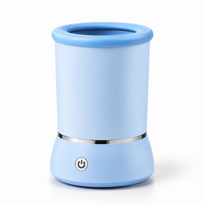 Blue PawClean™ electric dog paw cleaner with automatic drying