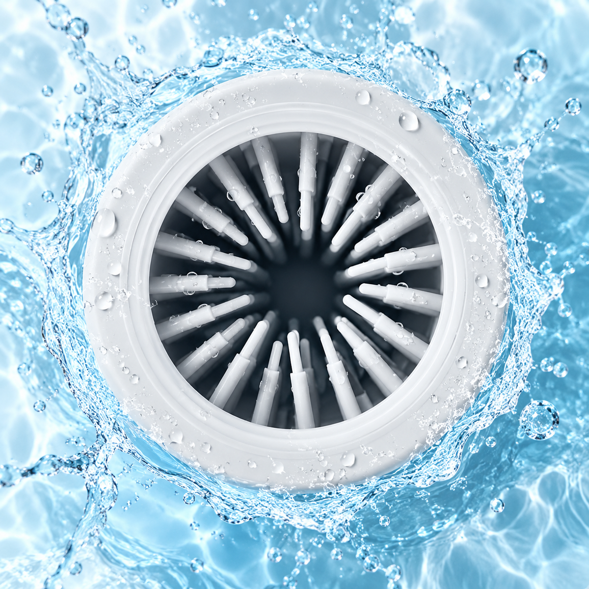 Inside PawClean™ electric dog paw cleaner with soft silicone bristles