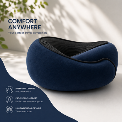Veyora™ — Memory Foam Travel Neck Pillow