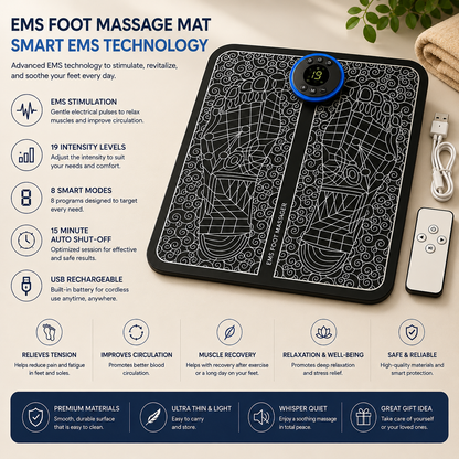 Veyora™ — Rechargeable Foot Massage Pad
